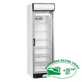 Diamond Statische geventileerde negatieve t° vitrine, 380 liter, met lichtbak