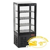 Diamond Vitrine tafelmodel geventileerd, 4 glazen zijden, 4 niveau black | MIC-48B/R6 Diamond Vitrine tafelmodel geventileerd, 4 glazen zijden, 4 niveau black | MIC-48B/R6
