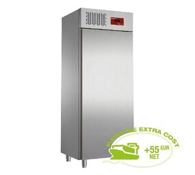 Diamond - 20 thermogevormde geleiders en 600x400 (afstand 65 mm). - verdamper type roll bond, geventileerd. - automatische ontdooiing, automatische verdamping van het condens. - standaard toebehoren: 5 roosters (600x400 mm), verstelbaar.