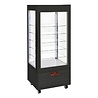 Diamond Vitrine 4 zijden t° positief, 5 niveaus in glas, geventileerd, 480 lit., zwart | INN/VN-B9 Diamond Vitrine 4 zijden t° positief, 5 niveaus in glas, geventileerd, 480 lit., zwart | INN/VN-B9