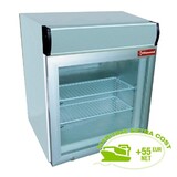 Diamond Vitrine tafelmodel negatieve t°, 50 liter, met lichtbak