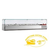 Diamond Gekoelde opzetstructuur 9x gn 1 3 - 150 mm, met glasopbouw Diamond Gekoelde opzetstructuur 9x gn 1 3 - 150 mm, met glasopbouw