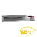 Diamond Gekoelde opzetvitrine 7 x gn1 3-150 mm, met r.v.s. deksel Diamond Gekoelde opzetvitrine 7 x gn1 3-150 mm, met r.v.s. deksel