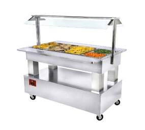 Diamond Warm buffet, bain-marie, 4x gn 1 1-150 (wit hout) Diamond Warm buffet, bain-marie, 4x gn 1 1-150 (wit hout)
