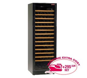 Diamond Wijnkast vitrine, geventileerd, 375 lt., black Diamond Wijnkast vitrine, geventileerd, 375 lt., black