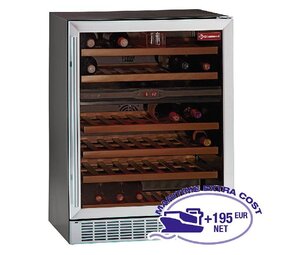 Diamond Wijnkast vitrine, geventileerd, 160 lt., 2 t°, black Diamond Wijnkast vitrine, geventileerd, 160 lt., 2 t°, black