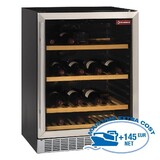Diamond Wijnkast vitrine, geventileerd, 160 lt., black