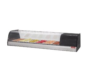 Diamond Gekoeld uitstalraam voor tapas, 6x gn 1 3 - 40 mm (inclusief)