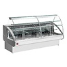 Diamond Gekoelde vitrinetoonbank, statisch, ladensysteem, zonder reserve - grijs wit | UT29/D6-R2 Diamond Gekoelde vitrinetoonbank, statisch, ladensysteem, zonder reserve - grijs wit | UT29/D6-R2