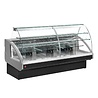 Diamond Gekoelde vitrinetoonbank, statisch, ladensysteem, zonder reserve - grijs zwart | UT14/C4-R2 Diamond Gekoelde vitrinetoonbank, statisch, ladensysteem, zonder reserve - grijs zwart | UT14/C4-R2