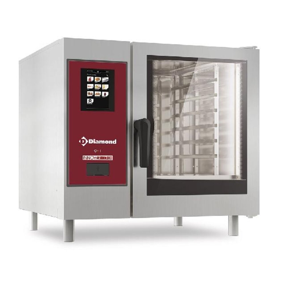 Diamond Gasoven, touch directe stoom en convectie, 6x gn 1 1+cleaning | SDGT/XC-06 Diamond Gasoven, touch directe stoom en convectie, 6x gn 1 1+cleaning | SDGT/XC-06