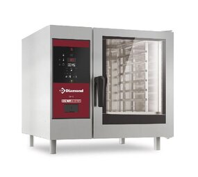 Diamond Gasoven, directe stoom en convectie, 6x gn 1 1+cleaning