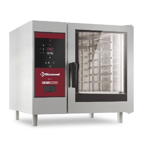 Diamond Gasoven, directe stoom en convectie, 6x gn 1 1+cleaning | SDG/XC-06 Diamond Gasoven, directe stoom en convectie, 6x gn 1 1+cleaning | SDG/XC-06