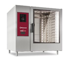 Diamond Elektrische oven  touch  met boiler, stoom en convectie 10xgn2 1+ cleaning