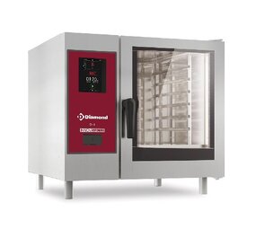 Diamond Elektrische oven  touch  , directe stoom en convectie 6x gn 1 1 + cleaning