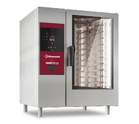 Diamond Elektrische oven, directe stoom en convectie, 10xgn1 1+cleaning