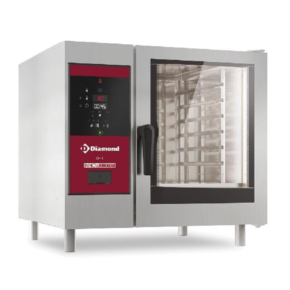 Diamond Elektrische oven, directe stoom en convectie, 6x gn 1 1+cleaning | SDE/XC-06 Diamond Elektrische oven, directe stoom en convectie, 6x gn 1 1+cleaning | SDE/XC-06