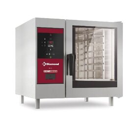 Diamond Elektrische oven, directe stoom en convectie, 6x gn 1 1+cleaning