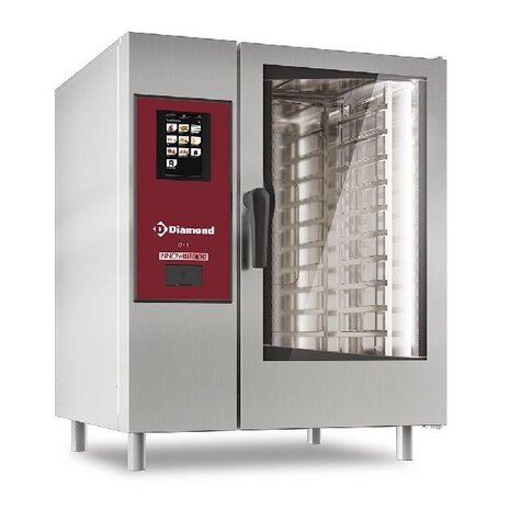 Diamond Gasoven touch met boiler, stoom en convectie 10xgn1 1+ cleaning | SBGT/XC-10 Diamond Gasoven touch met boiler, stoom en convectie 10xgn1 1+ cleaning | SBGT/XC-10