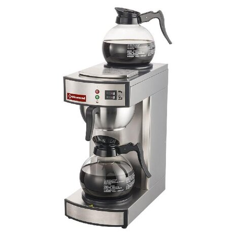 Diamond Koffiepercolator - 1 groep + 2 verwarmplaten - halfautomatisch | PCF-S2/F Diamond Koffiepercolator - 1 groep + 2 verwarmplaten - halfautomatisch | PCF-S2/F