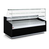 Diamond Geventileerde vitrinetoonbank, patisserie glas, met reserve – zwart