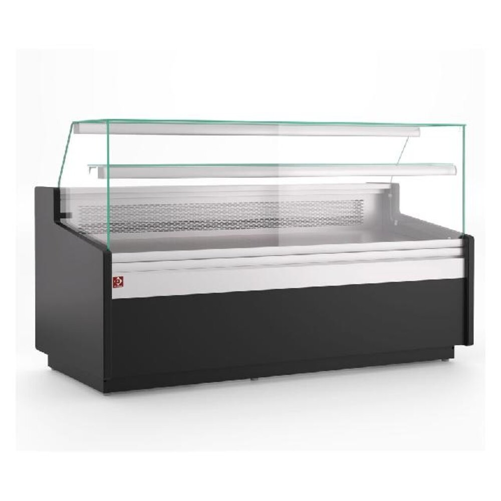 Diamond Neutrale vitrinetoonbank, met neutrale reserve – zwart | ATL/30-AN-B5 Diamond Neutrale vitrinetoonbank, met neutrale reserve – zwart | ATL/30-AN-B5