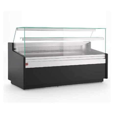 Diamond Neutrale vitrinetoonbank, met neutrale reserve – zwart | ATL/30-AN-B5 Diamond Neutrale vitrinetoonbank, met neutrale reserve – zwart | ATL/30-AN-B5