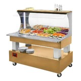 Diamond Buffet - wandsalad bar, gekoeld, 4x gn 1 1-150 (licht eiken hout) Diamond Buffet - wandsalad bar, gekoeld, 4x gn 1 1-150 (licht eiken hout)