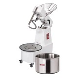 Diamond Spiraalkneder 33 liters kantelbare kop, verwijderbare kuip, 2 snelheden, - automatisch, digitaal, op wielen