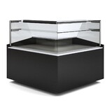 Diamond Open hoek 90°, geventileerd, hoog glas - zwart Diamond Open hoek 90°, geventileerd, hoog glas - zwart