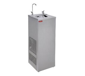 Diamond Gekoelde waterfontein, r.v.s., 35 liter uur Diamond Gekoelde waterfontein, r.v.s., 35 liter uur