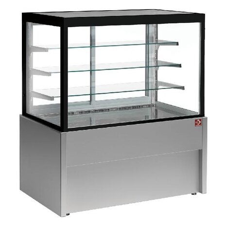 Diamond Panoramische uitstaltoonbank, verwarmd, 4 niveaus, zonder reserve - grijs | CB10HT-G5-P Diamond Panoramische uitstaltoonbank, verwarmd, 4 niveaus, zonder reserve - grijs | CB10HT-G5-P