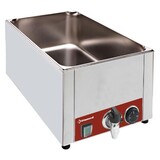 Diamond Elektrische bain-marie tafelmodel gn 1 1 - 150 mm + kraan