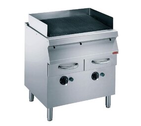 Diamond Grill op gas, rooster in gietijzer, met onderstel