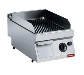 Diamond Kookplaat op gas, geribt -top-