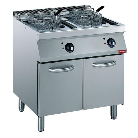 Diamond Elektrische friteuse kuip in y 2x 15 liter, buitenkant elementen op kast | E17/F30A8-230/3--N Diamond Elektrische friteuse kuip in y 2x 15 liter, buitenkant elementen op kast | E17/F30A8-230/3--N