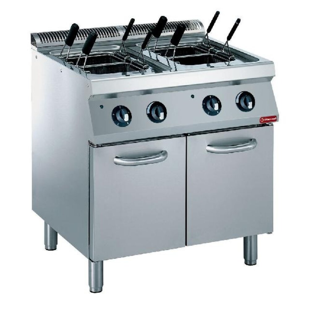 Diamond Elektrische pastakoker  2x 24,5 liter, op kast, zonder mand | E17/CPA8-230/3--N Diamond Elektrische pastakoker  2x 24,5 liter, op kast, zonder mand | E17/CPA8-230/3--N