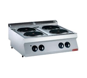 Diamond Elektrisch kookfornuis met 4 ronde platen -top-