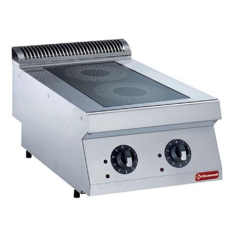 Diamond Elektrisch inductie kookplaat met 2 zones -top- | E17/2ID4T-230/3--N Diamond Elektrisch inductie kookplaat met 2 zones -top- | E17/2ID4T-230/3--N