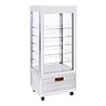 Diamond Vitrine 4 zijden t° positief, 5 niveaus in glas, geventileerd, 480 lit., wit | INN/VN-W5-R2 Diamond Vitrine 4 zijden t° positief, 5 niveaus in glas, geventileerd, 480 lit., wit | INN/VN-W5-R2