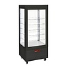 Diamond Vitrine 4 zijden t° positief, 5 niveaus in glas, geventileerd, 480 lit., zwart | INN/VN-B9-R2 Diamond Vitrine 4 zijden t° positief, 5 niveaus in glas, geventileerd, 480 lit., zwart | INN/VN-B9-R2