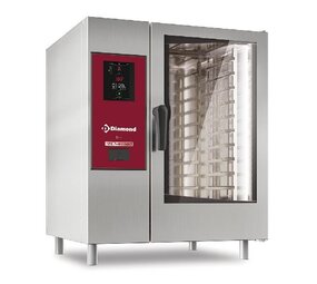 Diamond Electrische oven  touch  directe stoom en convectie 10x gn 1 1 + cleaning