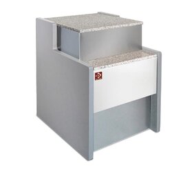 Diamond Kassa-sectie 1000 mm - grijs wit Diamond Kassa-sectie 1000 mm - grijs wit