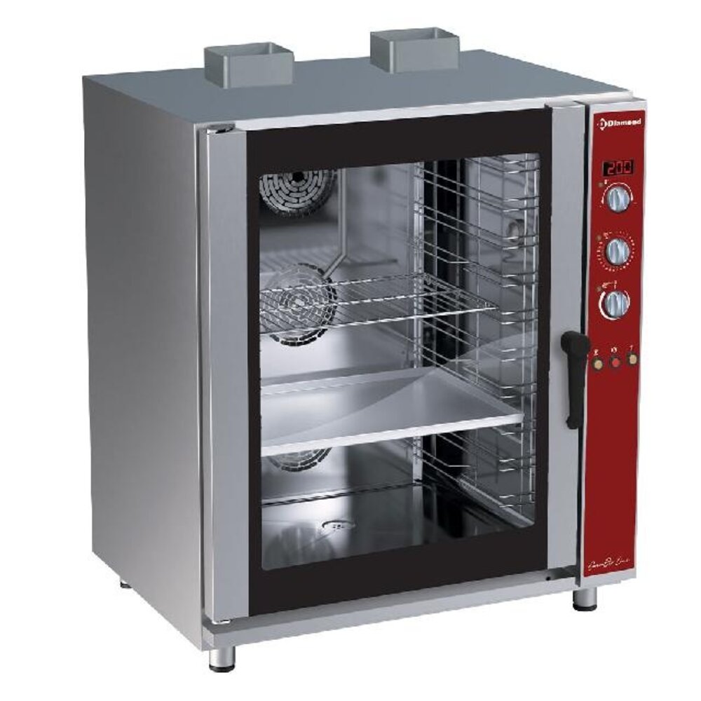Diamond Convectie oven op gas, 10x en(gn) automatische bevochtiger | PFG-102/S Diamond Convectie oven op gas, 10x en(gn) automatische bevochtiger | PFG-102/S