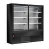 Diamond Gekoeld wandmeubel, geventileerd met glazen schuifdeuren - zwart | PD12/B5-R2 Diamond Gekoeld wandmeubel, geventileerd met glazen schuifdeuren - zwart | PD12/B5-R2