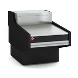 Diamond Geventileerde toonbank, met opbergruimte - zwart