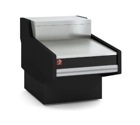 Diamond Geventileerde toonbank, met opbergruimte - zwart Diamond Geventileerde toonbank, met opbergruimte - zwart