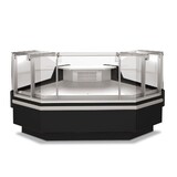 Diamond Geventileerde toonbank, met opbergruimte - zwart