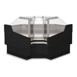 Diamond Geventileerde toonbank, met opbergruimte - zwart