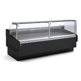 Diamond Geventileerde toonbank, met opbergruimte - zwart